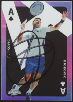 Novak Djokovic Signed 2024 Topps Chrome Tennis Aces #CAS-ND (ACOA) at PristineAuction.com