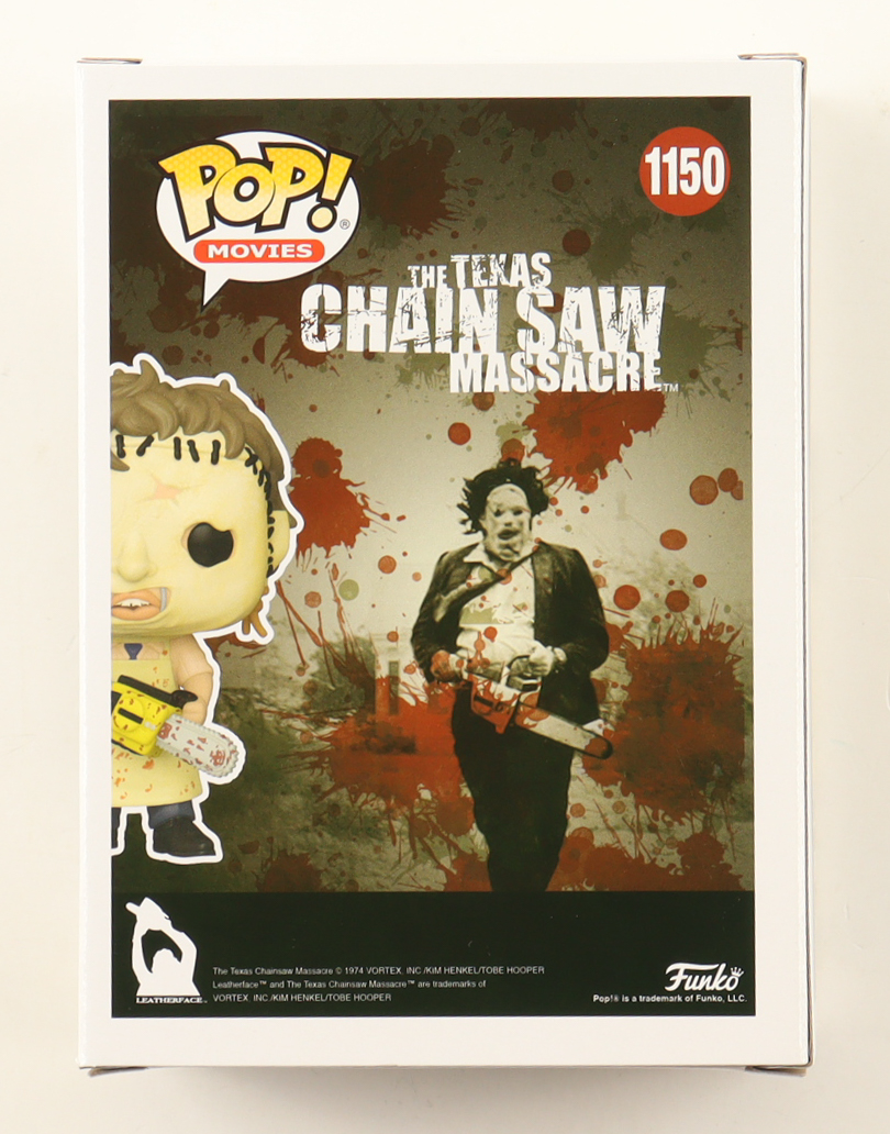 Mark Burnham Signed "The Texas Chainsaw Massacre" #1150 Leatherface Funko Pop! Vinyl Figure Inscribed "Leatherface" (JSA) at PristineAuction.com Mark Burnham Signed "The Texas Chainsaw Massacre" #1150 Leatherface Funko Pop! Vinyl Figure Inscribed "Leatherface" (JSA) at PristineAuction.com