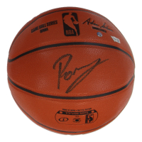 Kristaps Porzingis Signed NBA Basketball (Fanatics & Steiner) at PristineAuction.com