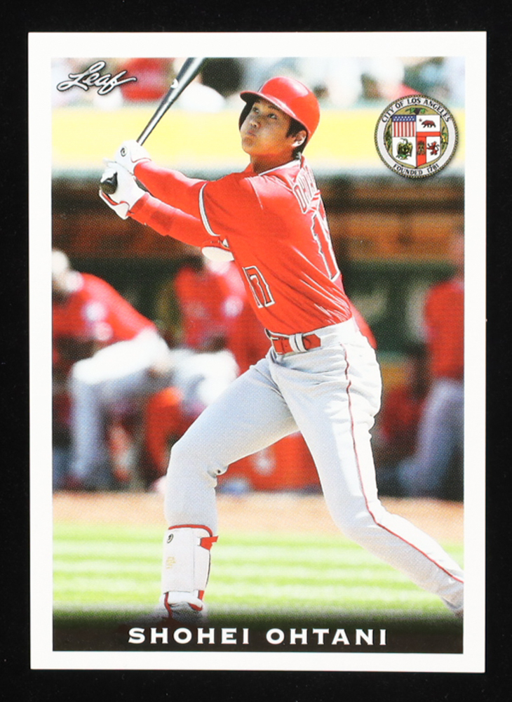 Shohei Ohtani 2018 Leaf National Convention #37 RC at PristineAuction.com Shohei Ohtani 2018 Leaf National Convention #37 RC at PristineAuction.com