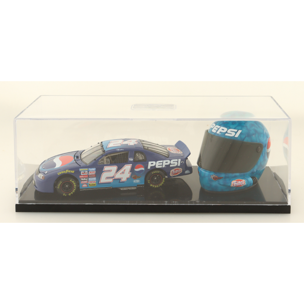 Jeff Gordon LE 1999 NASCAR #24 Pepsi | Monte Carlo - 1:32 Diecast Car & 1:4 Helmet Set at PristineAuction.com