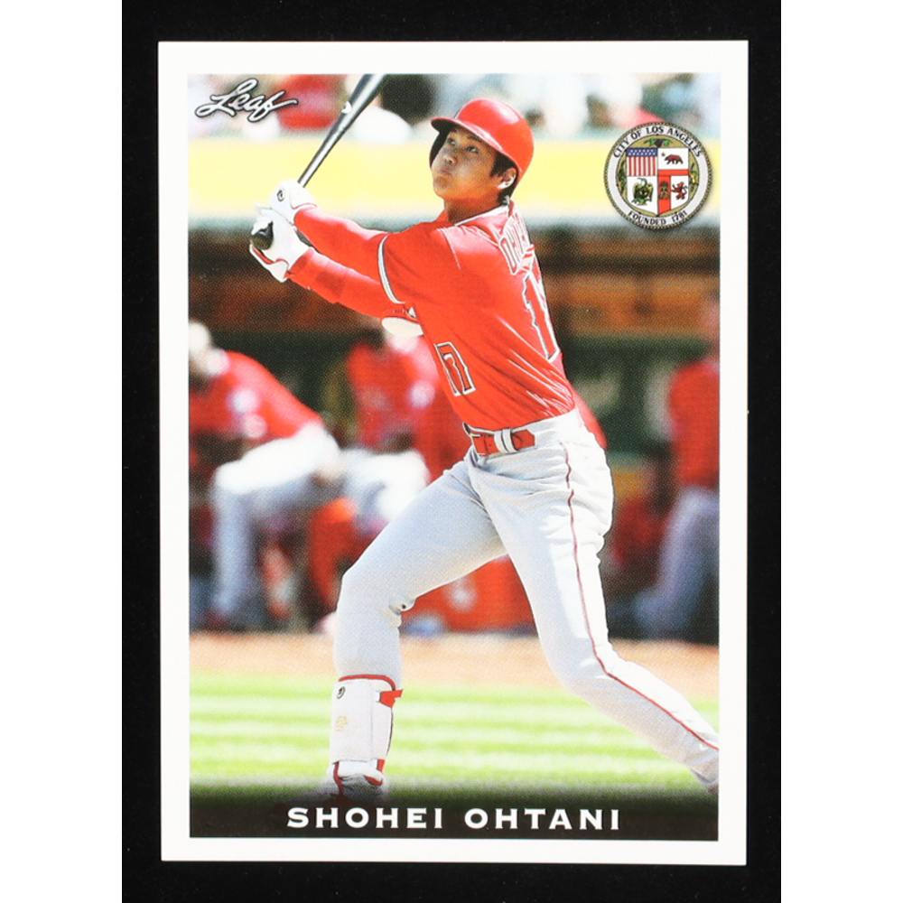 Shohei Ohtani 2018 Leaf National Convention Shohei Ohtani #Rookie03 RC at PristineAuction.com