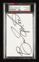 Bruce Springsteen Signed 3.5x5.5 Cut (PSA) at PristineAuction.com