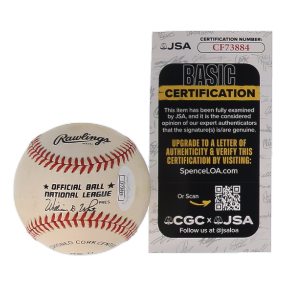 Howard Johnson Signed ONL Baseball (JSA) at PristineAuction.com Howard Johnson Signed ONL Baseball (JSA) at PristineAuction.com