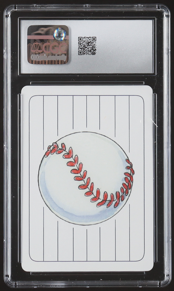 Mickey Mantle 2005 Hero Decks New York Yankees Baseball Heroes King of Diamonds Playing Card (CGC 10) at PristineAuction.com Mickey Mantle 2005 Hero Decks New York Yankees Baseball Heroes King of Diamonds Playing Card (CGC 10) at PristineAuction.com