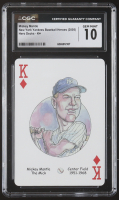 Mickey Mantle 2005 Hero Decks New York Yankees Baseball Heroes King of Diamonds Playing Card (CGC 10) at PristineAuction.com