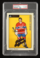 Maurice Richard Signed 1998 Pinnacle Beehive Golden Originals #61 (PSA) at PristineAuction.com