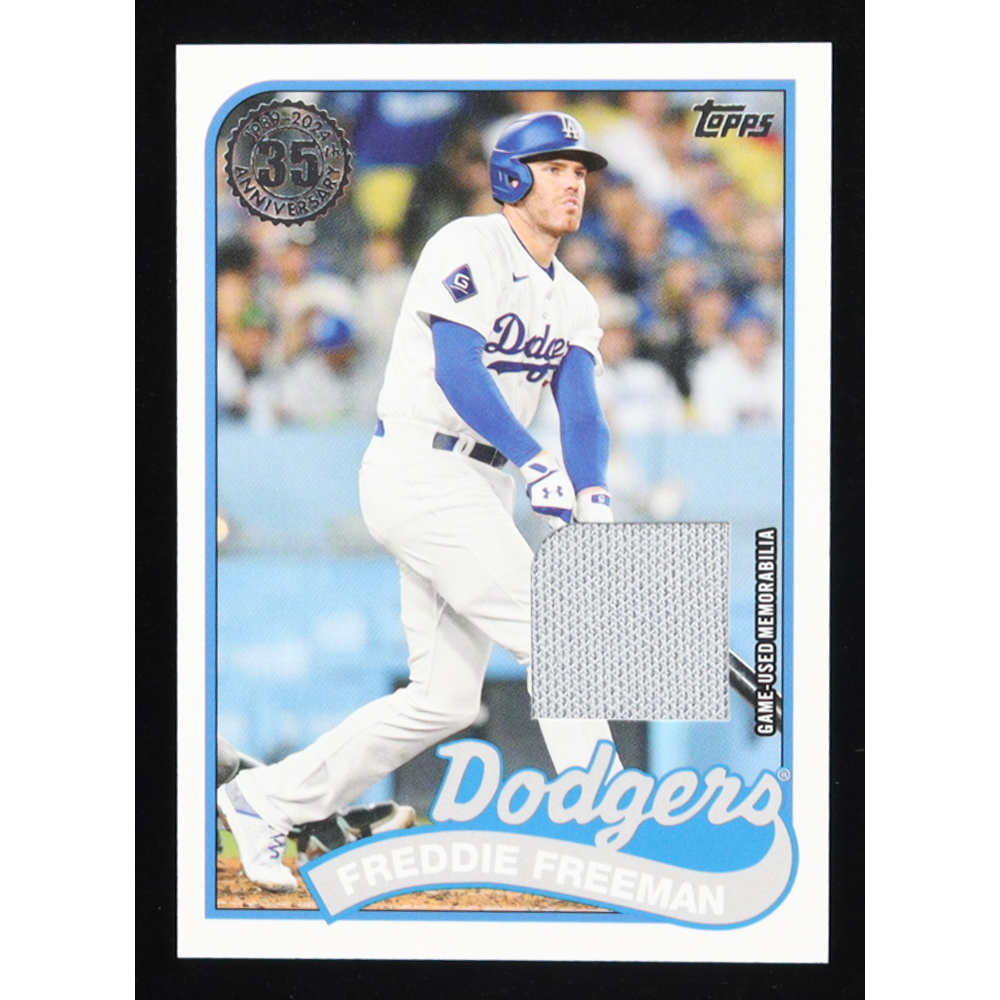 Freddie Freeman 2024 Topps Update '89 Topps Relics #89RUFF at PristineAuction.com