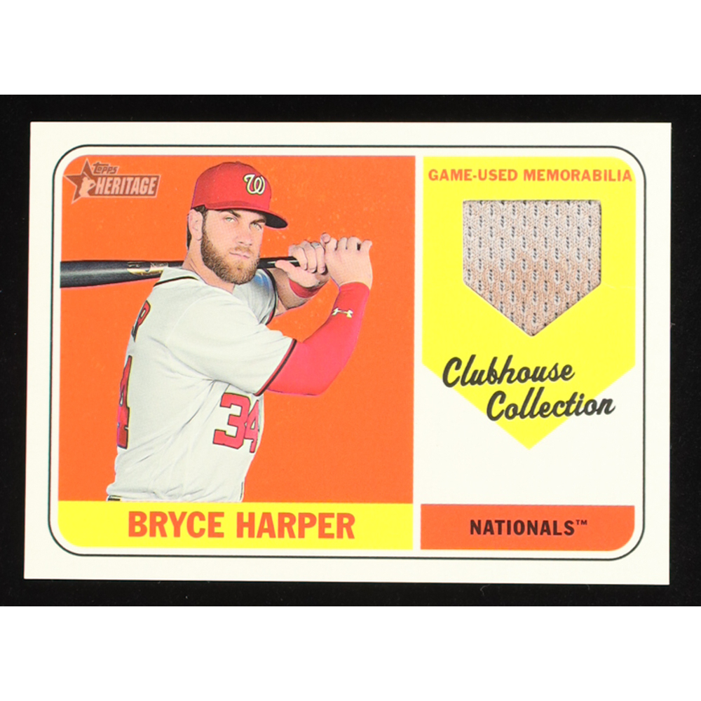 Bryce Harper 2018 Topps Heritage Clubhouse Collection Relics #CCRBHA at PristineAuction.com
