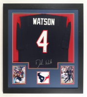 Deshaun Watson Signed Custom Framed Jersey Display (Beckett) at PristineAuction.com