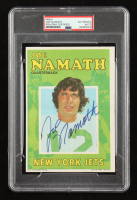 Joe Namath Signed 1971 Topps Pin-Ups 5x7 Poster #4/32 (PSA) at PristineAuction.com