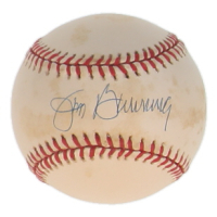 Jim Bunning Signed OAL Baseball (JSA) at PristineAuction.com