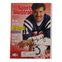 Jeff George Signed 1990 Sports Illustrated Magazine Cover (JSA) at PristineAuction.com