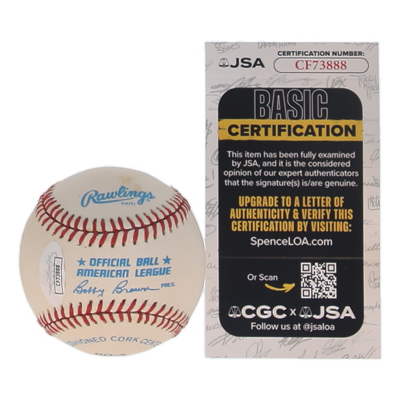 Sandy Alomar Jr. Signed OAL Baseball (JSA) at PristineAuction.com Sandy Alomar Jr. Signed OAL Baseball (JSA) at PristineAuction.com