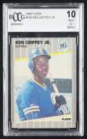 Ken Griffey Jr. 1989 Fleer #548 RC (BCCG 10) at PristineAuction.com