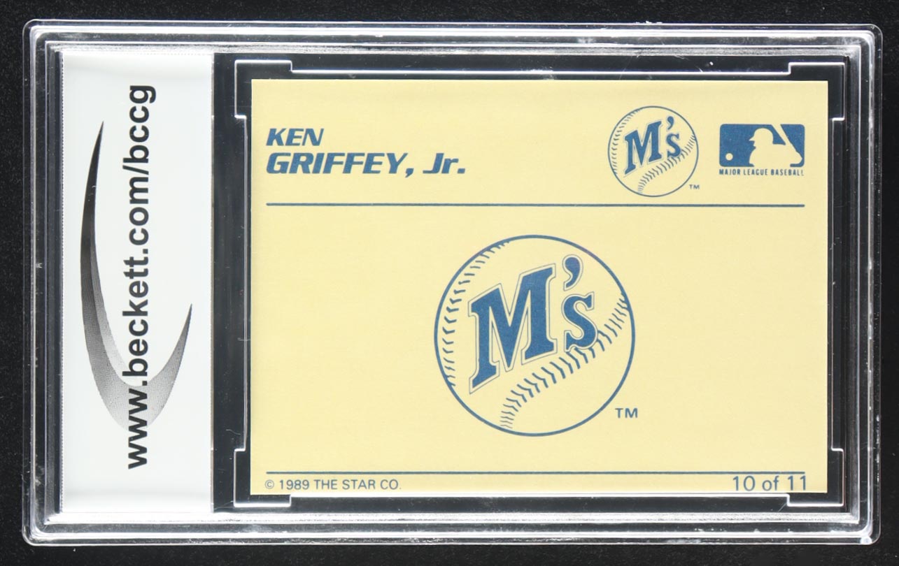Ken Griffey Jr. 1989 Star Griffey Jr. White-Blue #10 RC (BCCG 10) at PristineAuction.com Ken Griffey Jr. 1989 Star Griffey Jr. White-Blue #10 RC (BCCG 10) at PristineAuction.com