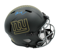 Abdul Carter Signed Giants Full-Size Salute to Service Alternate Speed Helmet (Beckett) at PristineAuction.com