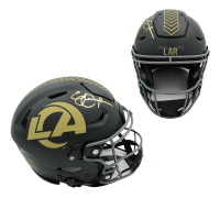 Eric Dickerson Signed Rams Full-Size Authentic On-Field Salute to Service Alternate Speedflex Helmet (Beckett) at PristineAuction.com