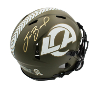 Sam Bradford Signed Rams Full-Size Authentic On-Field Salute to Service Alternate Speed Helmet (Radtke) at PristineAuction.com