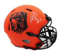 Quinshon Judkins Signed Browns Full-Size Rave Alternate Speed Helmet (Beckett) at PristineAuction.com