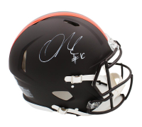 Quinshon Judkins Signed Browns Full-Size Authentic On-Field Alternate Speed Helmet (Beckett) at PristineAuction.com