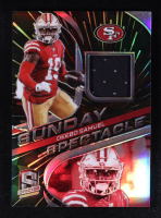 Deebo Samuel 2020 Panini Spectra Sunday Spectacle Materials Hyper #27 #75/75 at PristineAuction.com