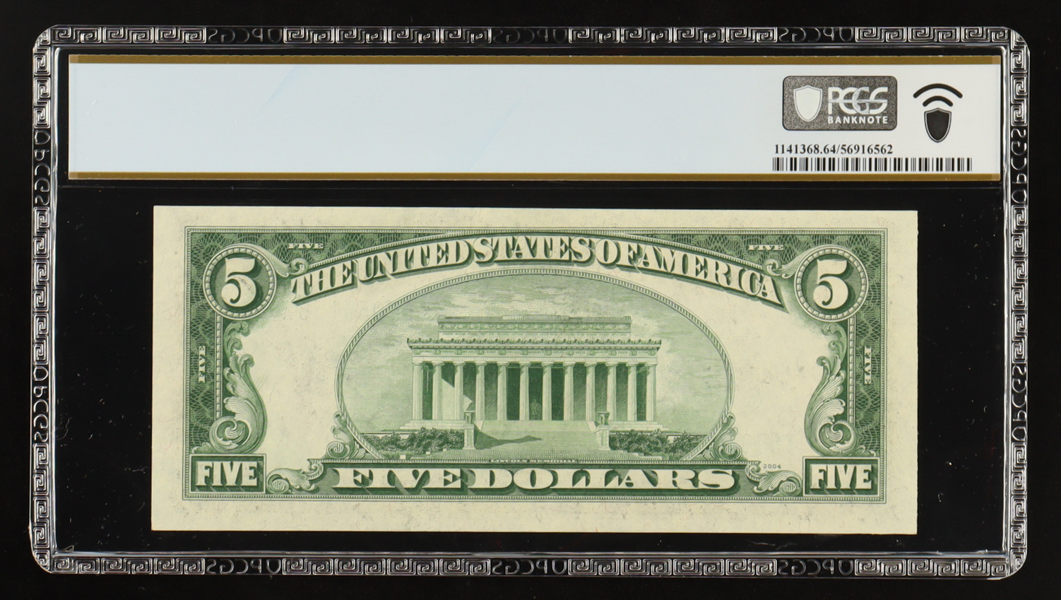 1934-D U.S. $5 Silver Certificate "Wide I" - Fr. 1654 (TA Block) Signed: Clark / Snyder (PCGS Choice Unc 64 PPQ) at PristineAuction.com 1934-D U.S. $5 Silver Certificate "Wide I" - Fr. 1654 (TA Block) Signed: Clark / Snyder (PCGS Choice Unc 64 PPQ) at PristineAuction.com