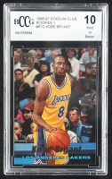Kobe Bryant 1996-97 Stadium Club Rookies 1 #R12 RC (BCCG 10) at PristineAuction.com