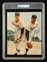 Sandy Koufax & Don Drysdale Signed Dodgers 8x10 Photo (PSA) at PristineAuction.com
