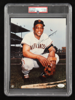 Willie Mays Signed Giants 8x10 Photo (PSA & JSA) at PristineAuction.com
