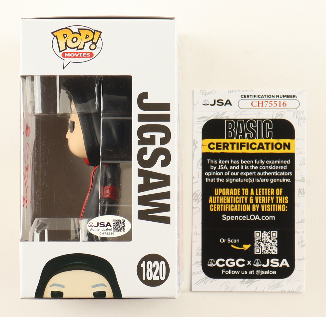 Darren Lynn Bousman Signed "Saw" #1820 Jigsaw Funko Pop! Vinyl Figure Inscribed "Game Over" & "Director" (JSA) at PristineAuction.com Darren Lynn Bousman Signed "Saw" #1820 Jigsaw Funko Pop! Vinyl Figure Inscribed "Game Over" & "Director" (JSA) at PristineAuction.com
