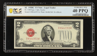 1928-G U.S. $2 Legal Tender Note, Red Seal - Fr. 1508 (DA Block) Signed: Clark / Snyder (PCGS Extremely Fine 40 PPQ) at PristineAuction.com
