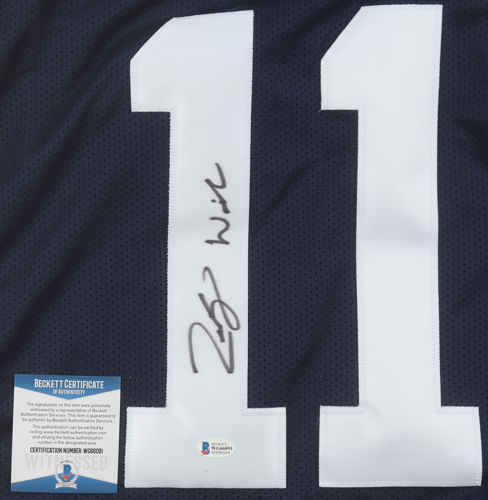 Zach Wilson Signed Jersey (Beckett) at PristineAuction.com Zach Wilson Signed Jersey (Beckett) at PristineAuction.com