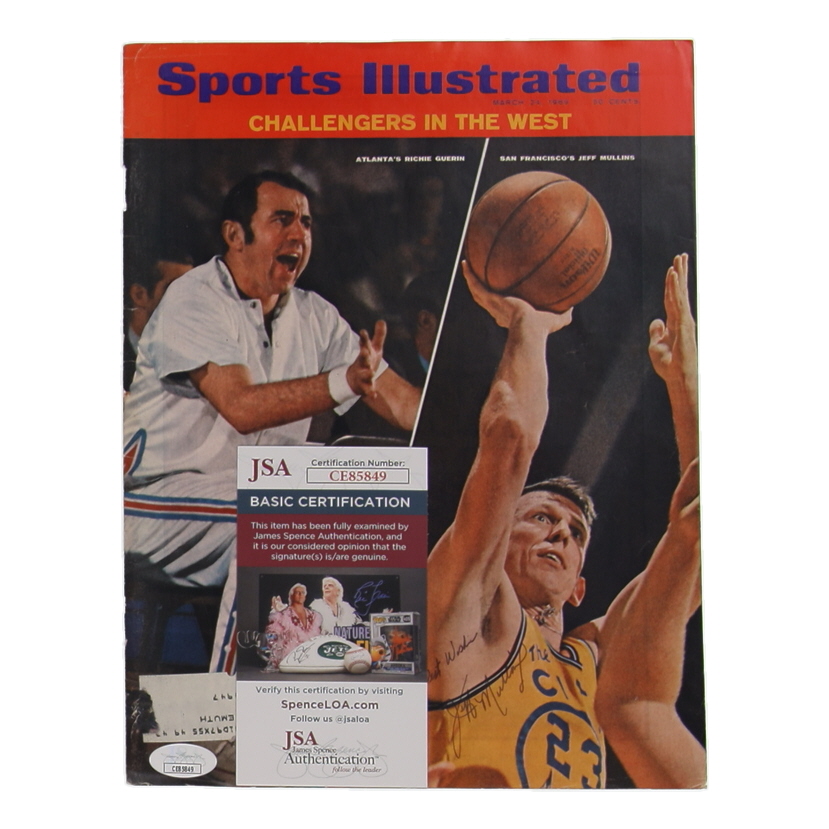 Jeff Mullins Signed 1969 Sports Illustrated Magazine Cover Inscribed "Best Wishes" (JSA) at PristineAuction.com Jeff Mullins Signed 1969 Sports Illustrated Magazine Cover Inscribed "Best Wishes" (JSA) at PristineAuction.com