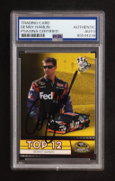 Denny Hamlin Signed 2009 Press Pass #112 TT (PSA) at PristineAuction.com