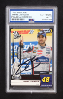 Jimmie Johnson Signed 2009 Press Pass Red #191 (PSA) at PristineAuction.com