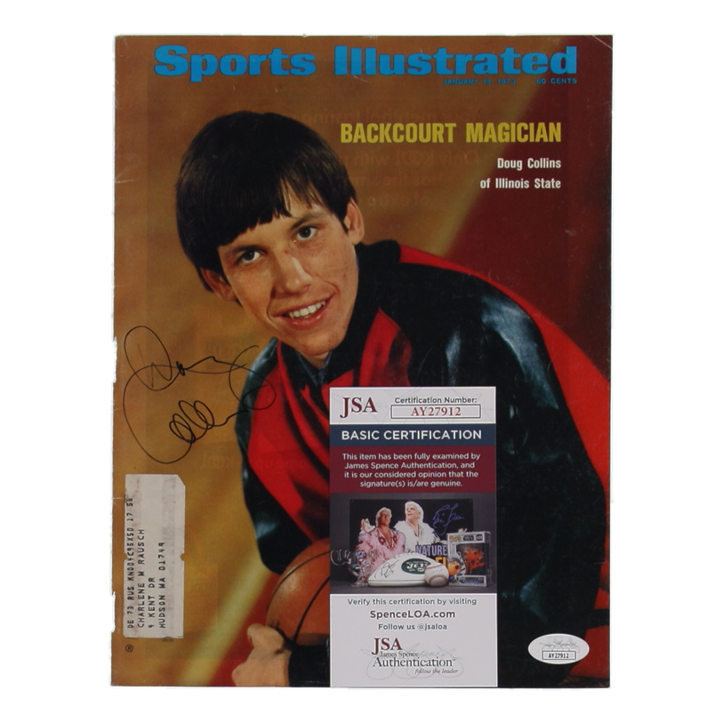 Doug Collins Signed 1973 Sports Illustrated Magazine Cover (JSA) at PristineAuction.com Doug Collins Signed 1973 Sports Illustrated Magazine Cover (JSA) at PristineAuction.com