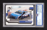 Kyle Larson Signed 2023 Donruss CAR #117 (PSA) at PristineAuction.com