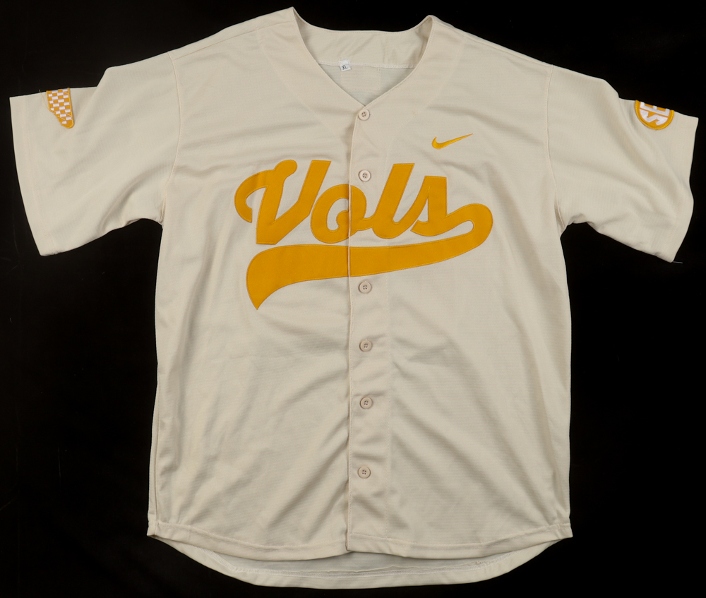 Tony Vitello Signed Jersey Inscribed "Go Vols!" (Beckett) at PristineAuction.com Tony Vitello Signed Jersey Inscribed "Go Vols!" (Beckett) at PristineAuction.com
