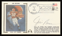 Jim Brown Signed 1984 FDC Envelope (PSA) at PristineAuction.com