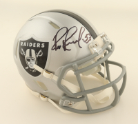 Bill Romanowski Signed Raiders Speed Mini Helmet (Beckett) at PristineAuction.com