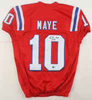 Drake Maye Signed Jersey (Beckett) at PristineAuction.com