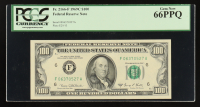 1969-C U.S. $100 Federal Reserve Note, Atlanta - Fr. 2166-F Signed: Banuelos / Shultz (PCGS Gem New 66 PPQ) at PristineAuction.com