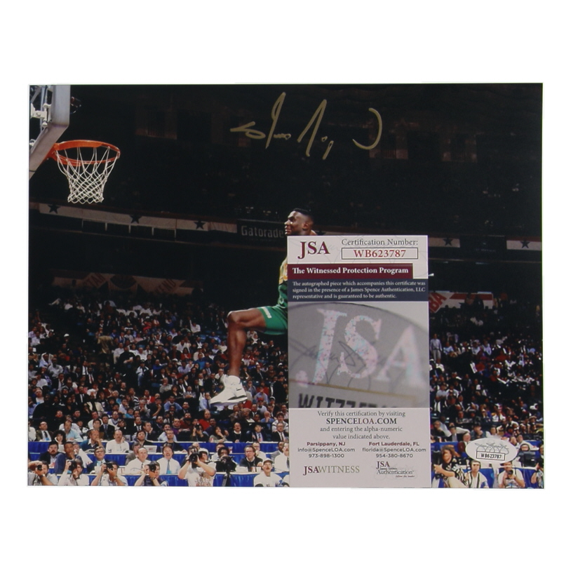 Shawn Kemp Signed SuperSonics 8x10 Photo (JSA) at PristineAuction.com Shawn Kemp Signed SuperSonics 8x10 Photo (JSA) at PristineAuction.com