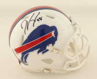 Dawson Knox Signed Bills Speed Mini Helmet (Beckett) at PristineAuction.com