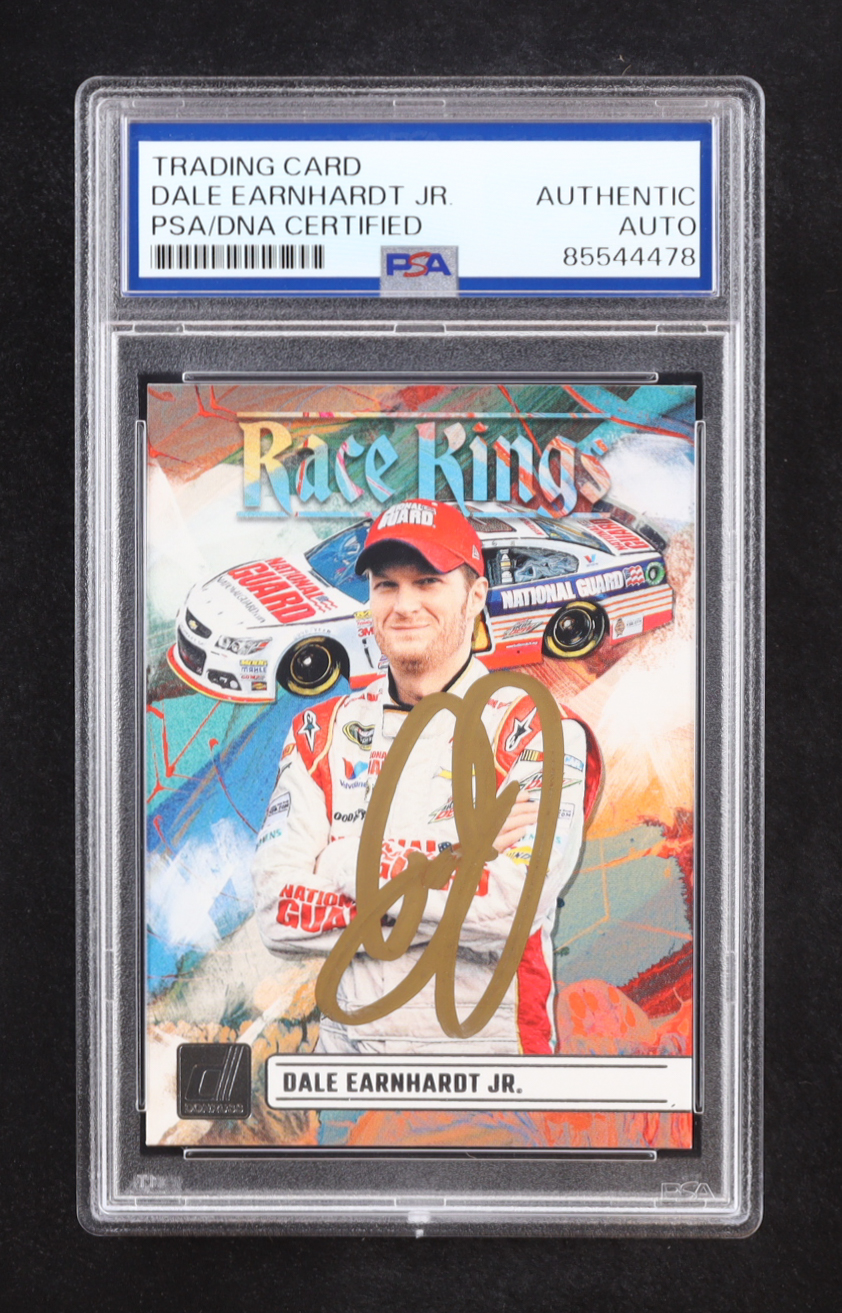 Dale Earnhardt Jr. Signed 2024 Donruss RK #196 (PSA) at PristineAuction.com Dale Earnhardt Jr. Signed 2024 Donruss RK #196 (PSA) at PristineAuction.com