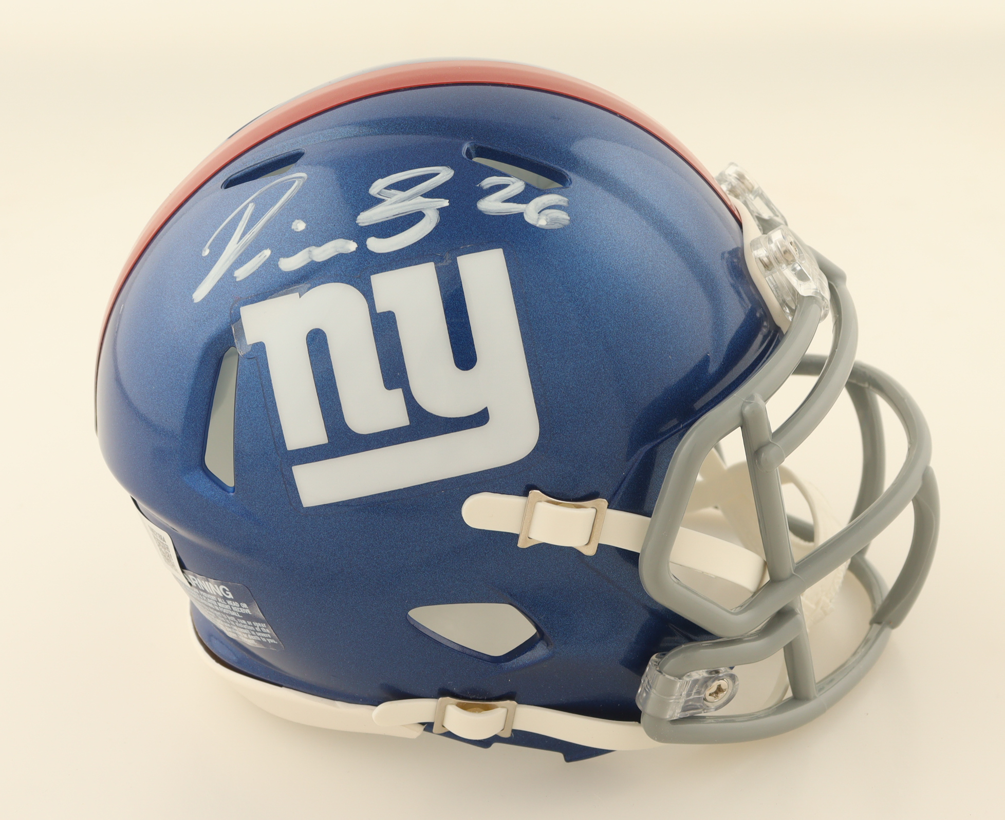 Devin Singletary Signed Giants Speed Mini Helmet (Beckett) at PristineAuction.com Devin Singletary Signed Giants Speed Mini Helmet (Beckett) at PristineAuction.com