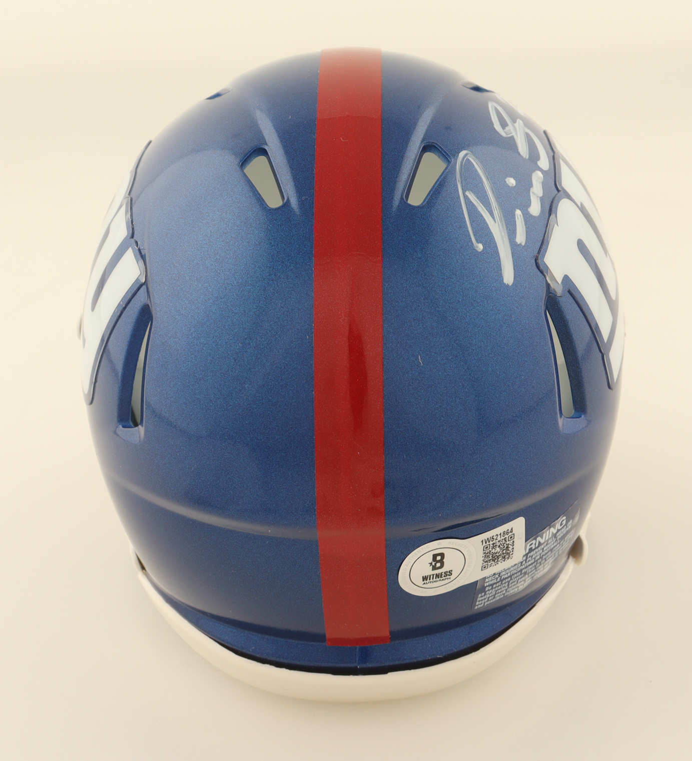 Devin Singletary Signed Giants Speed Mini Helmet (Beckett) at PristineAuction.com Devin Singletary Signed Giants Speed Mini Helmet (Beckett) at PristineAuction.com