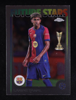 Lamine Yamal 2024-25 Topps Chrome UEFA Future Stars #27 RC at PristineAuction.com