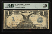1899 U.S. $1 "Black Eagle" Silver Certificate - Fr. 236, Signed: Speelman / White (PMG Very Fine 20) at PristineAuction.com